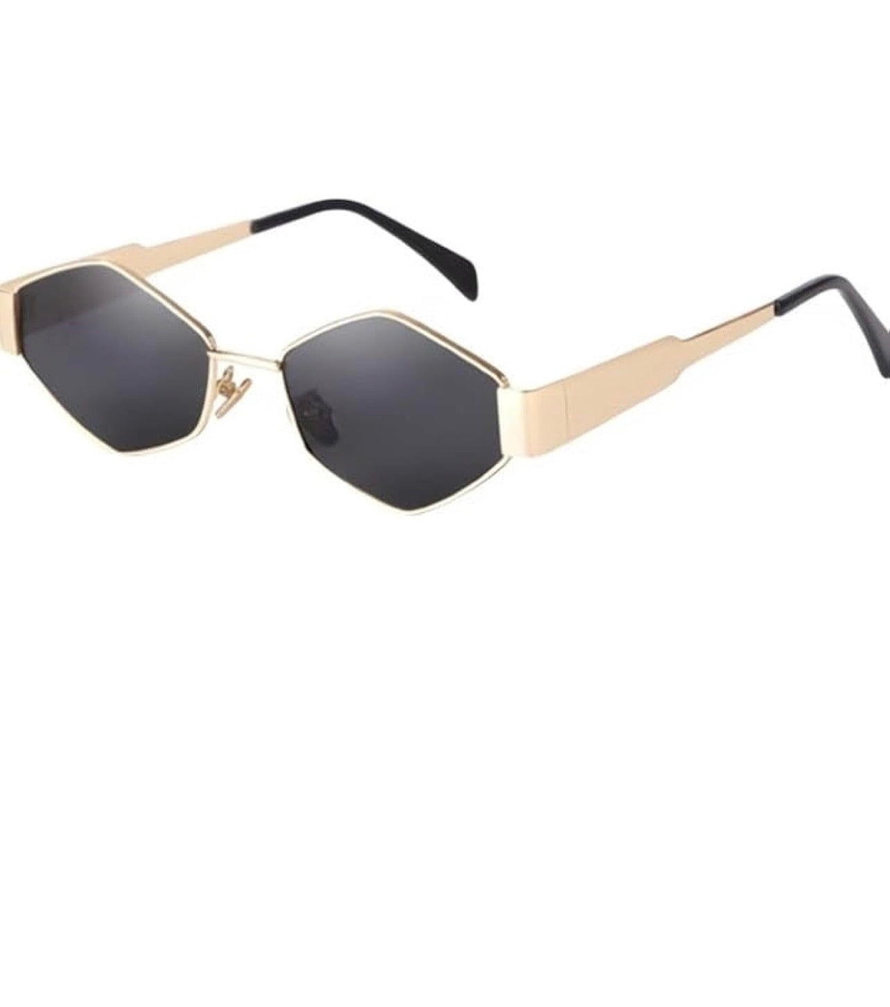 Luxury Geometric Hexagon Sunglasses for Men & Women | UV Protection Metal Frame Shades