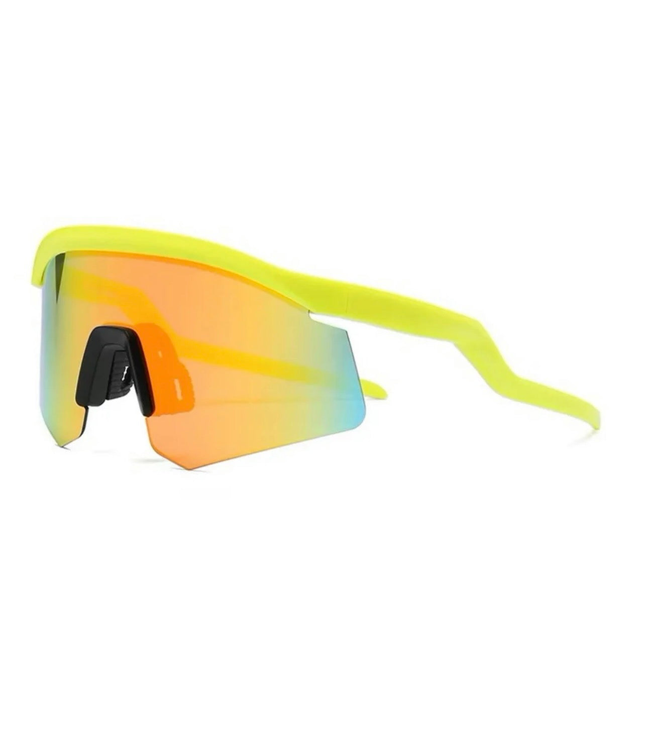 Sport Cycling Shield Sunglasses for Men & Women | UV Protection Wraparound Sports Shades