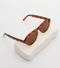 Classic Tortoise Shell Sunglasses for Men & Women | UV Protection Retro Square Shades